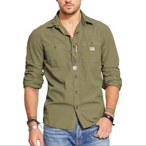 Denim & Supply Long Sleeve Button Front Shirt